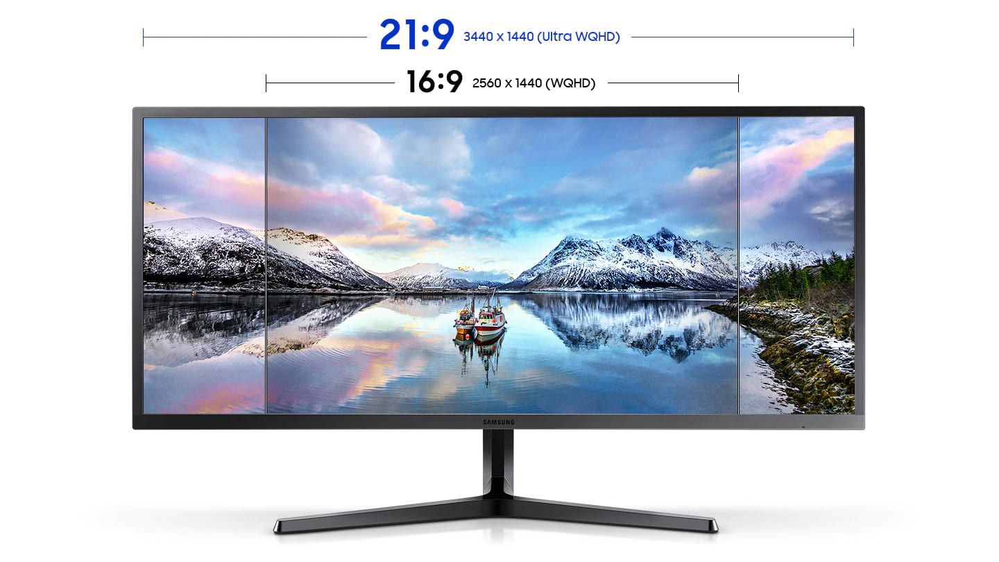 Монитор samsung c34j791wti 34 как разделить монитор